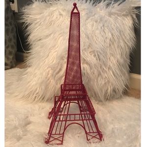 Pink Wire Eiffel Tower Paris Room Decor